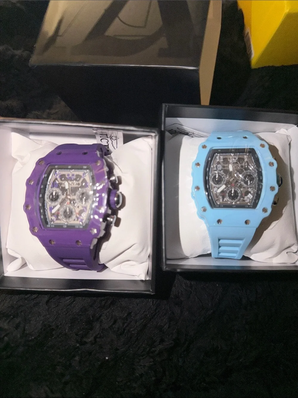 Invicta Ativa Light Blue or Purple Skeleton Dial Unisex Sport Watch-Authentic⌚️